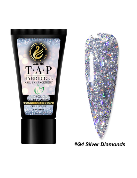 TAP Gel Candie - #G04 Silver Diamonds