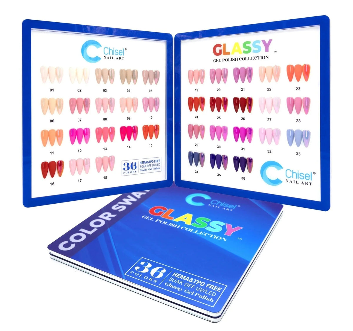 Gel Polish Glassy Collection 36 Colors