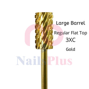 Large Barrel - Flat Top - 3XC - Gold