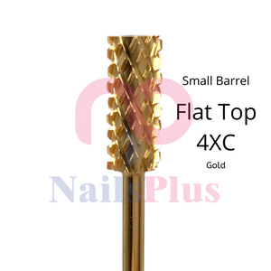 Small Barrel - Regular Flat Top - 4XC - Gold - WS