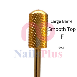 Large Barrel - Smooth Top - F - Gold