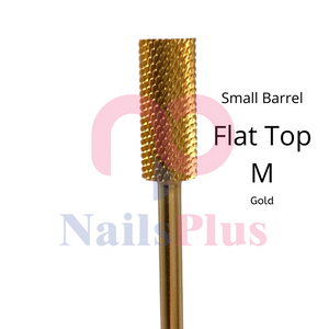 Small Barrel - Regular Flat Top - M - Gold