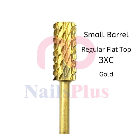 Small Barrel - Regular Flat Top - 3XC - Gold