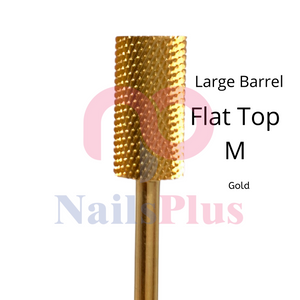 Large Barrel - Regular Flat Top - M - Gold