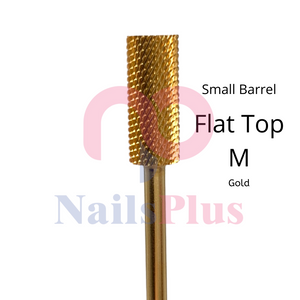 Small Barrel - Regular Flat Top - M - Gold - WS