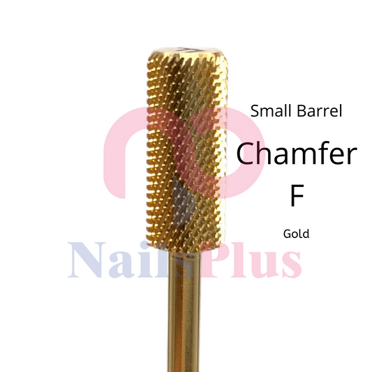 Small Barrel - Chamfer - F - Gold - WS