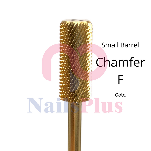 Small Barrel - Chamfer - F - Gold
