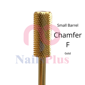 Small Barrel - Chamfer - F - Gold - WS
