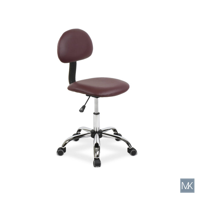 Alice Technician Stool - Burgundy