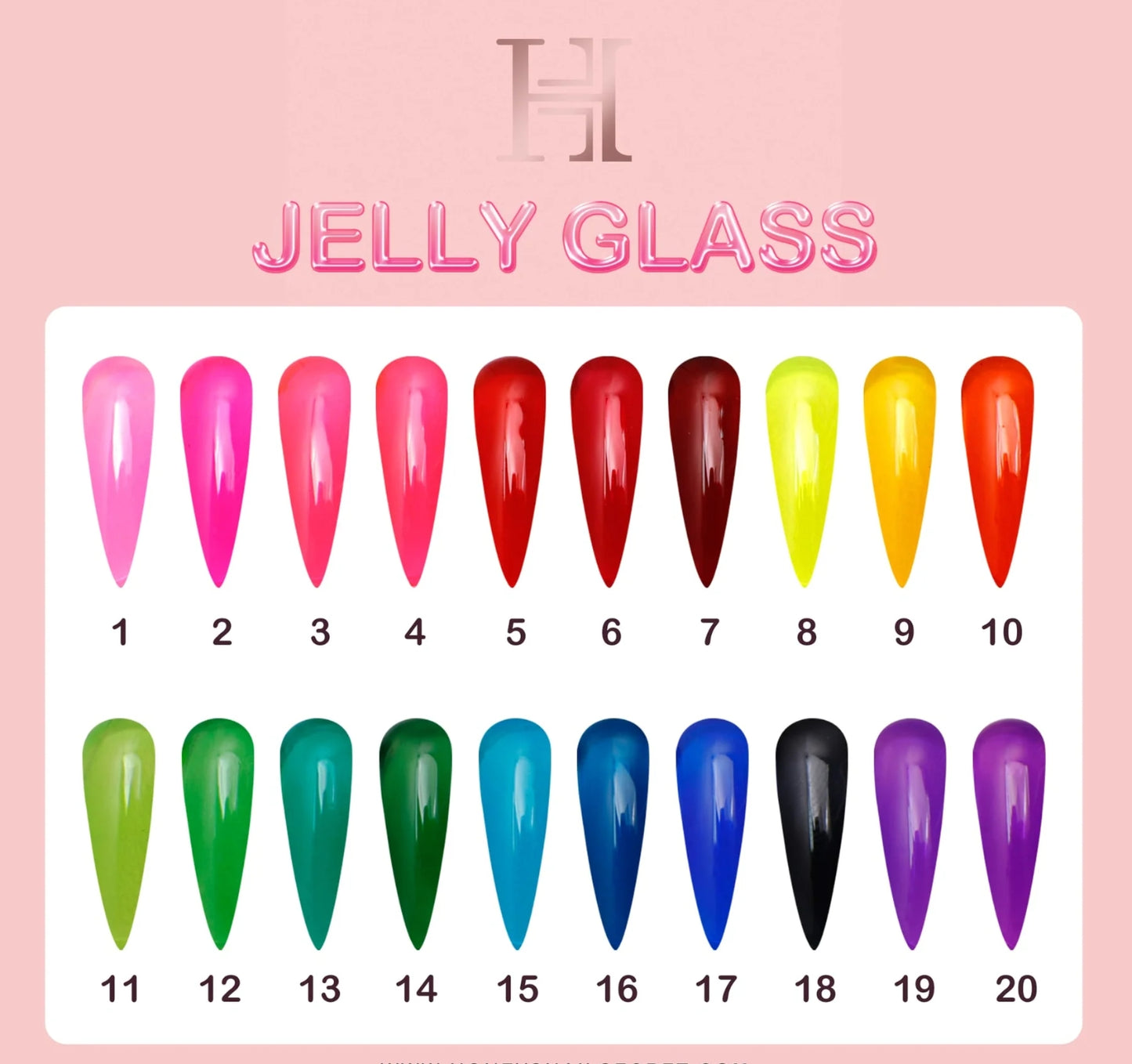 Pro Jelly Gel Collection 20 Colors