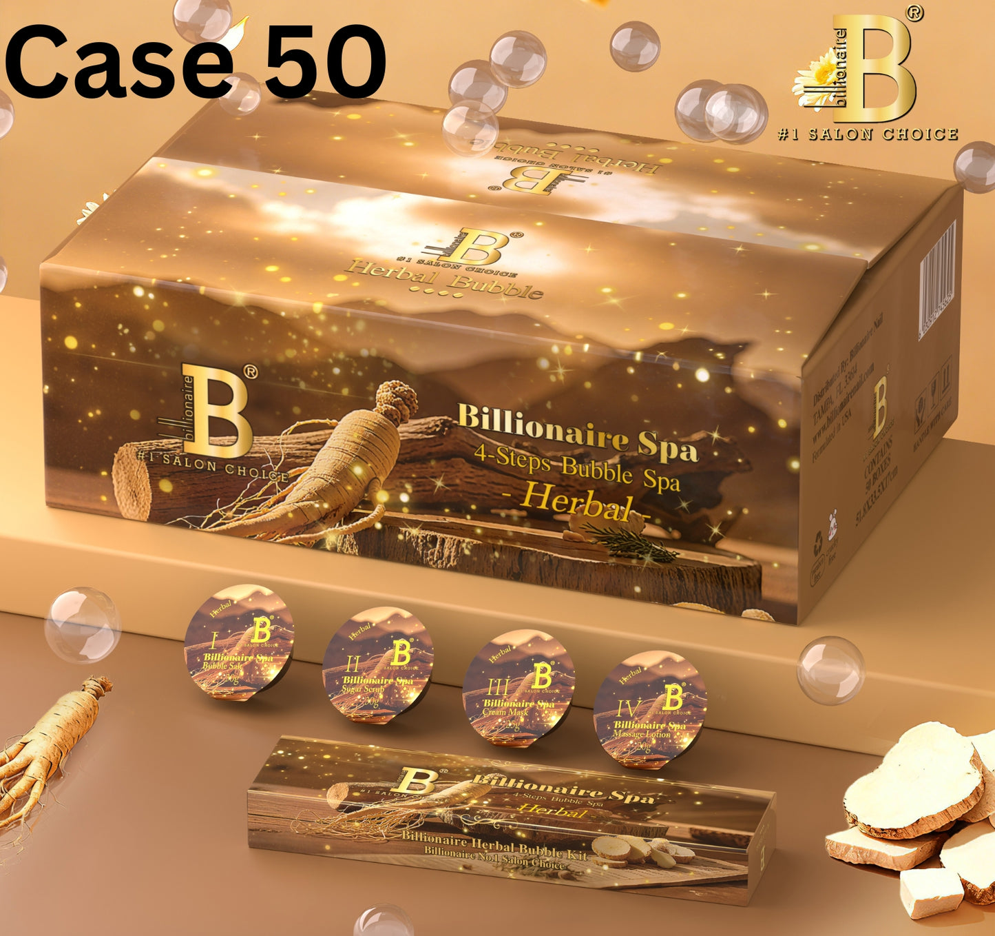 4 Step Bubble - Herbal CASE