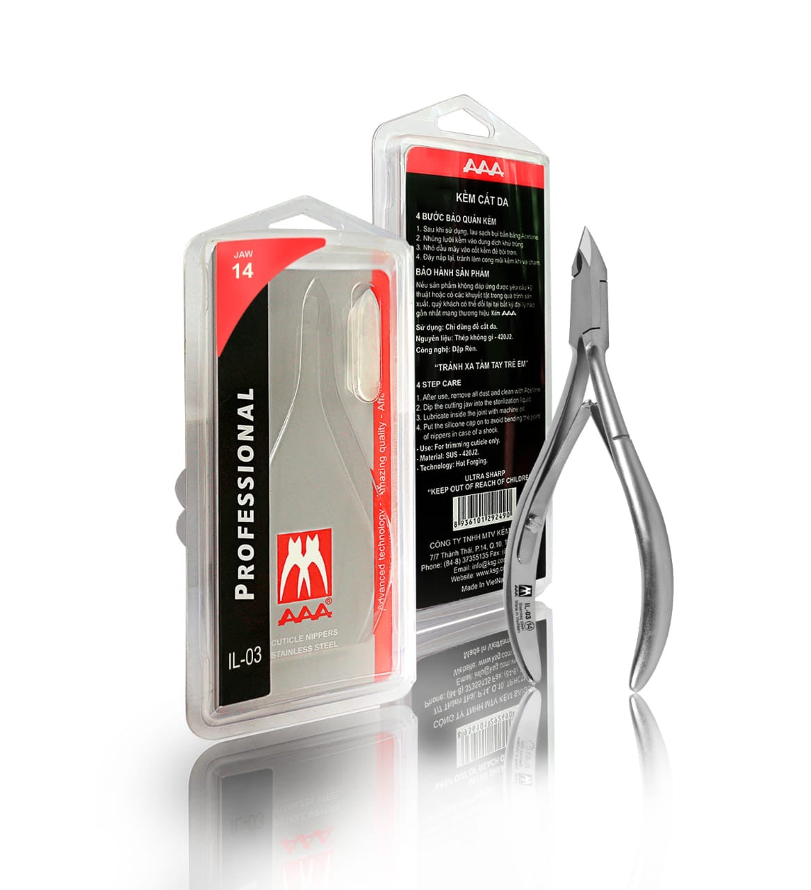 Cuticle Nipper IL-03 Jaw 14 Double