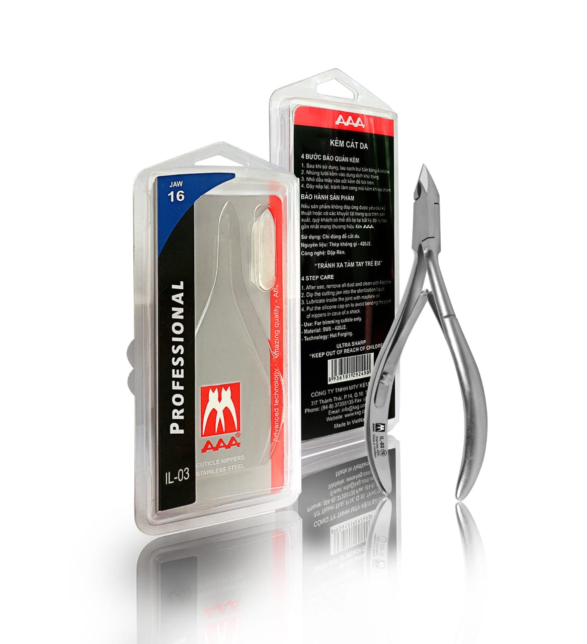 Cuticle Nipper IL-03 Jaw 16 Double