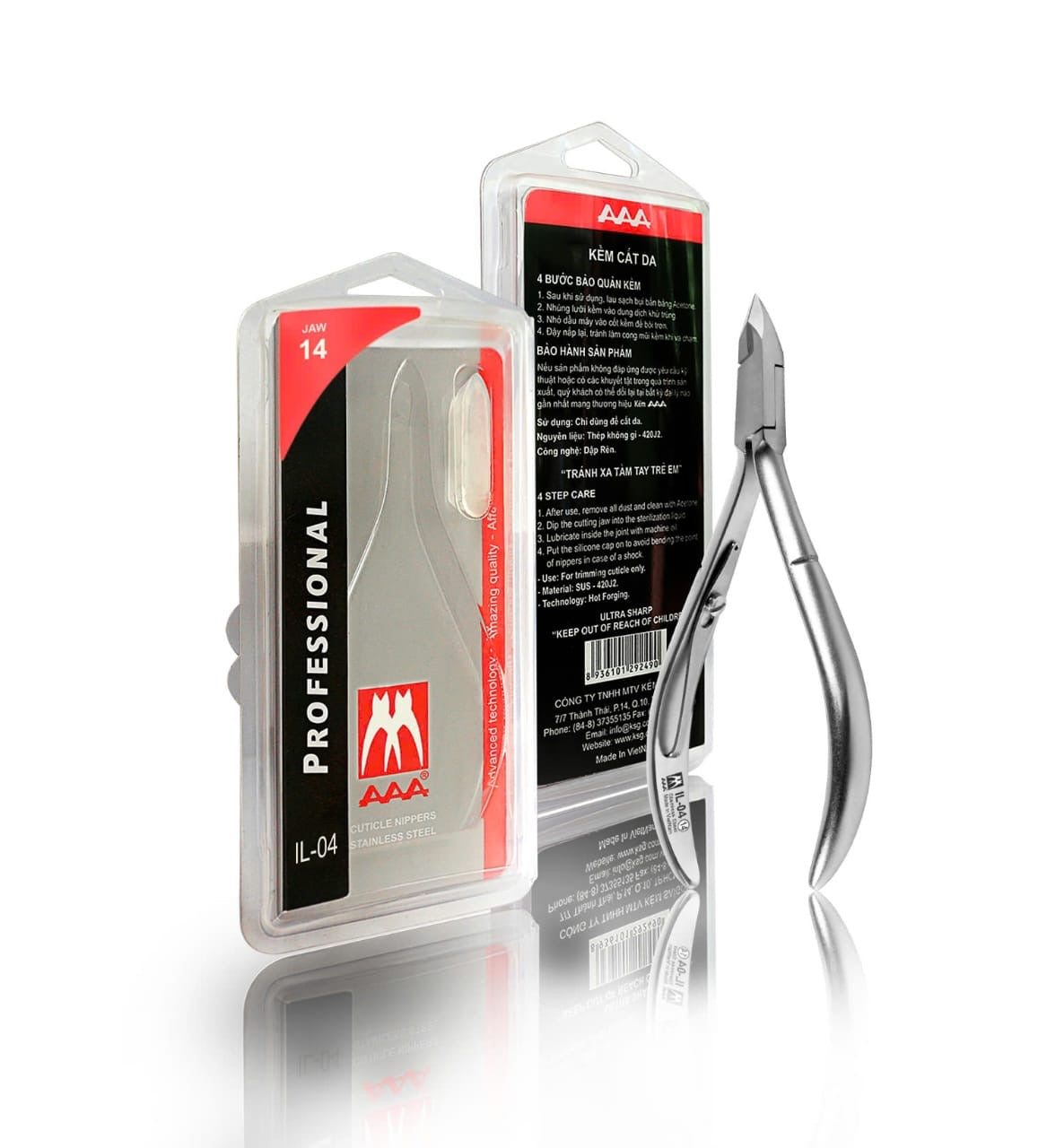 Cuticle Nipper IL-04 Jaw 14 Single