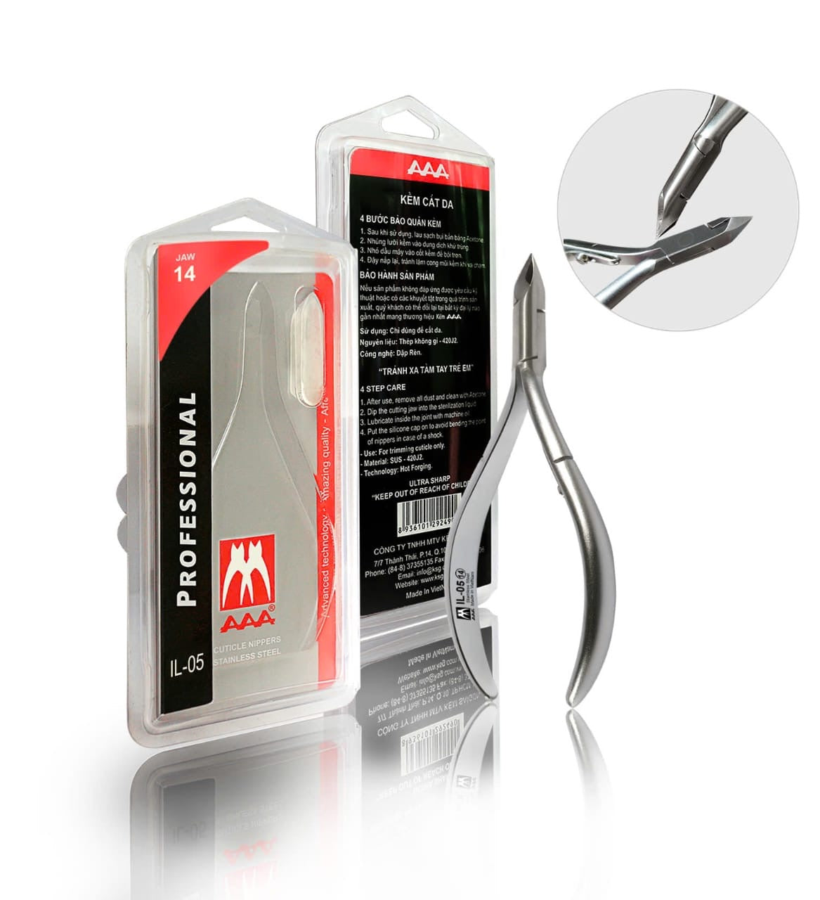 Cuticle Nipper IL-05 Jaw 14 Single