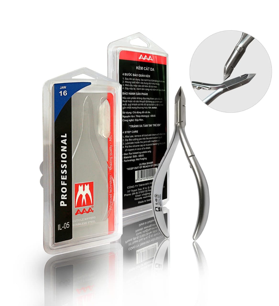 Cuticle Nipper IL-05 Jaw 16 Single