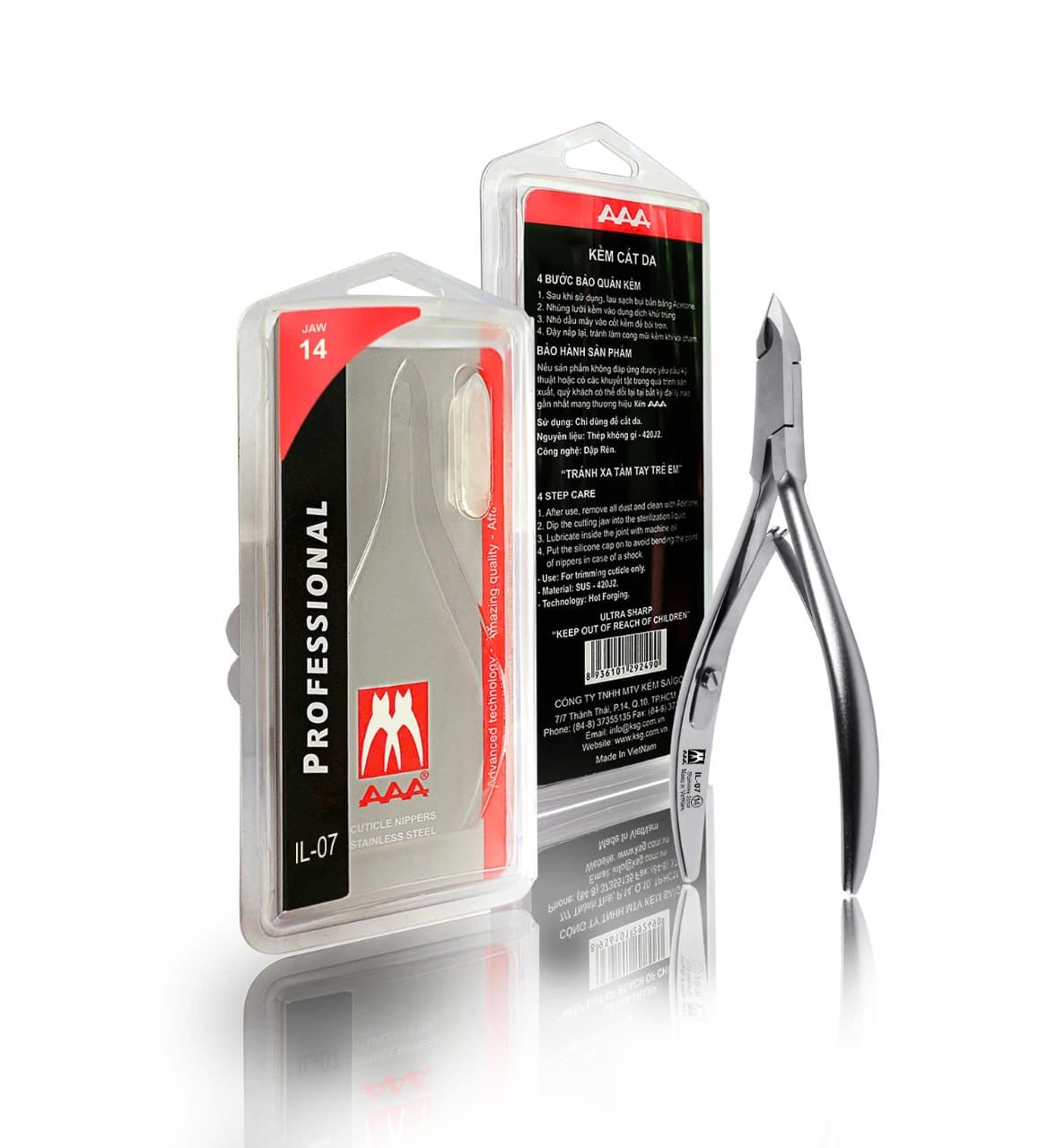 Cuticle Nipper IL-07 Jaw 14 Double