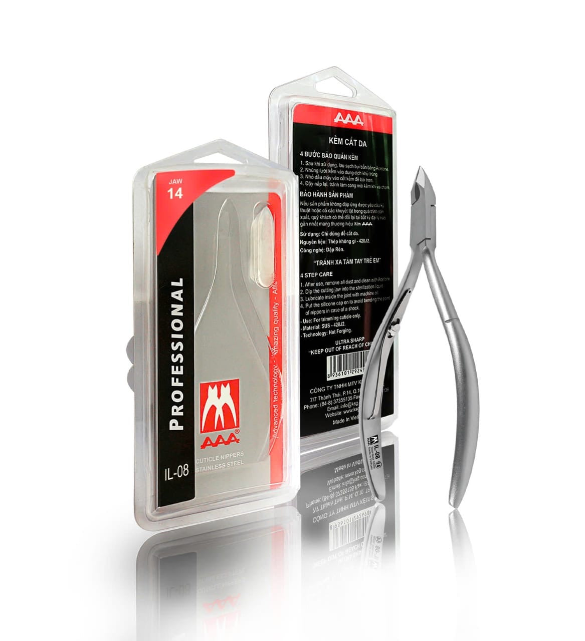 Cuticle Nipper IL-08 Jaw 14 Single