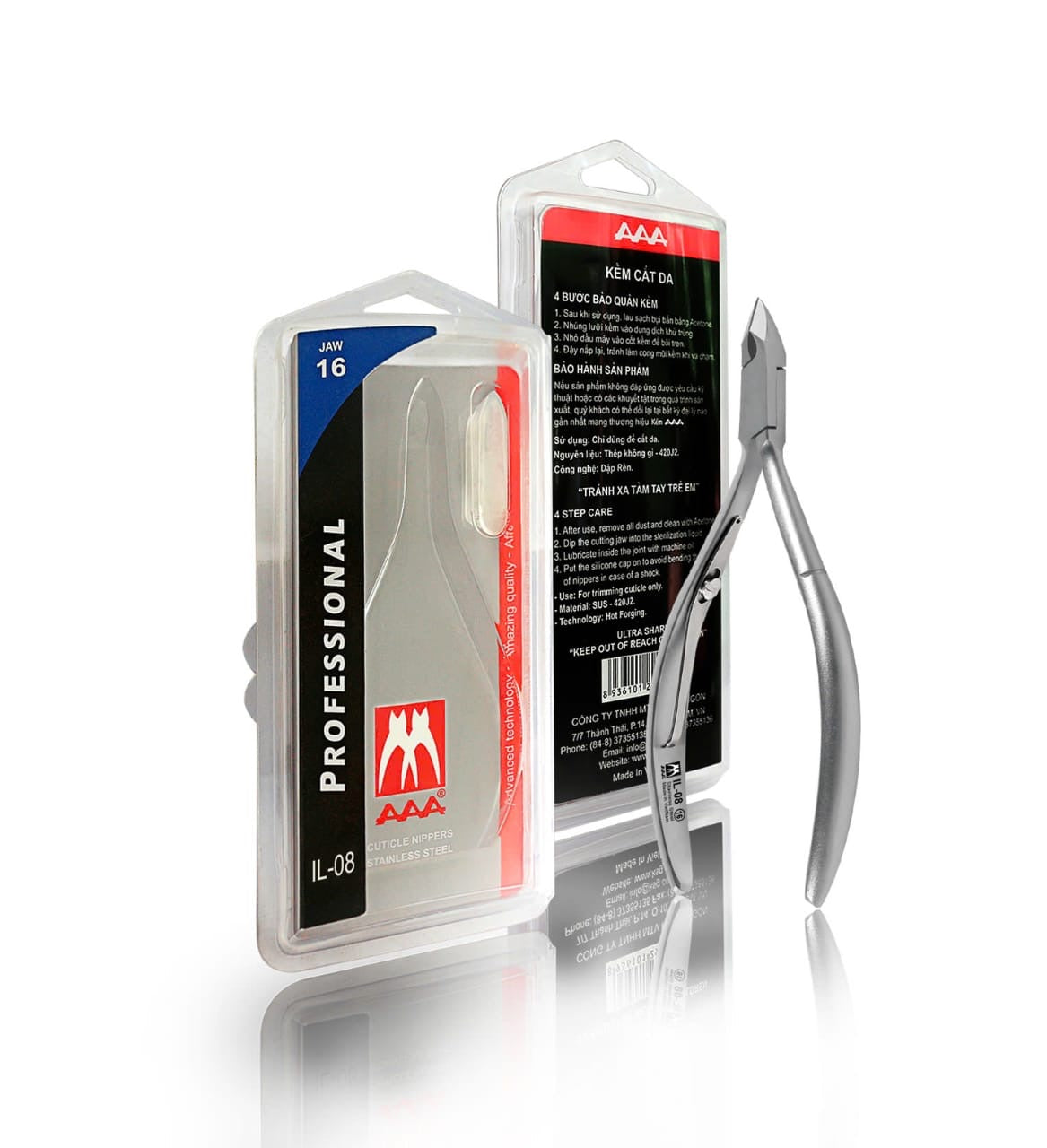 Cuticle Nipper IL-08 Jaw 16 Single