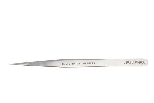 Pro-Slim Straight Tweezer - Stainless Steel