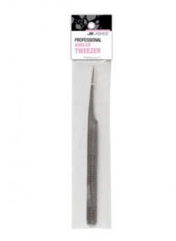 Pro-Angled Straight Tweezer - Stainless Steel