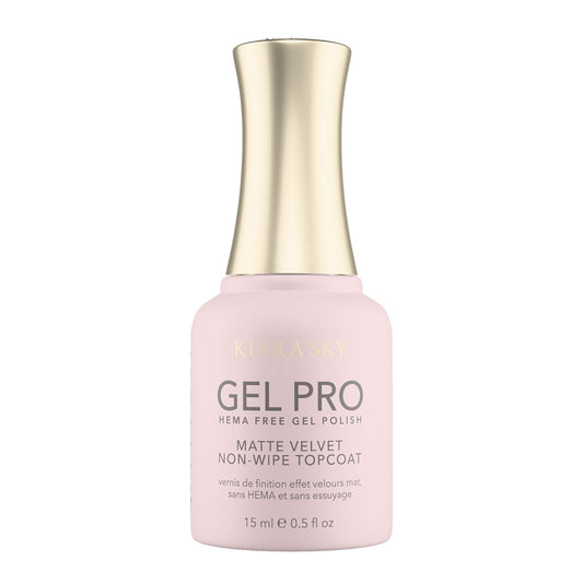 Gel Pro - Matte Velvet Non Wipe Top Coat HEMA Free