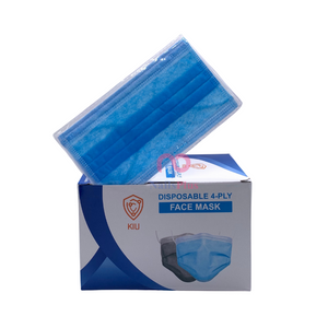 Disposable 4-Ply Mask - Blue - WS