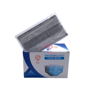 Disposable 4-Ply Mask - Gray - WS