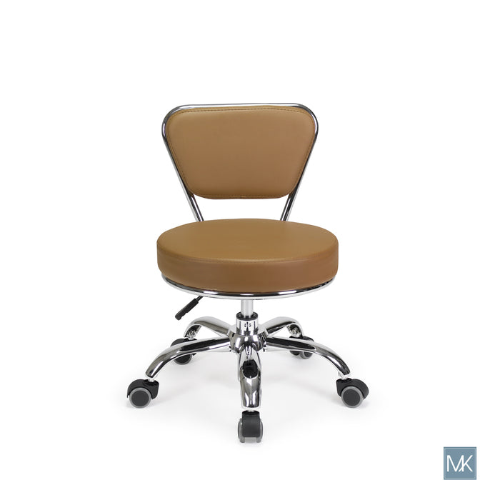 Dayton Pedicure Stool - Cappuccino