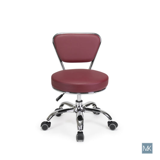 Dayton Pedicure Stool - Red