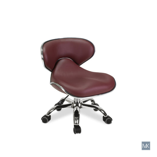 Umi Pedicure Stool - Burgundy