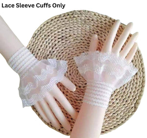 Lace Sleeve Cuffs - 8cm x 13cm