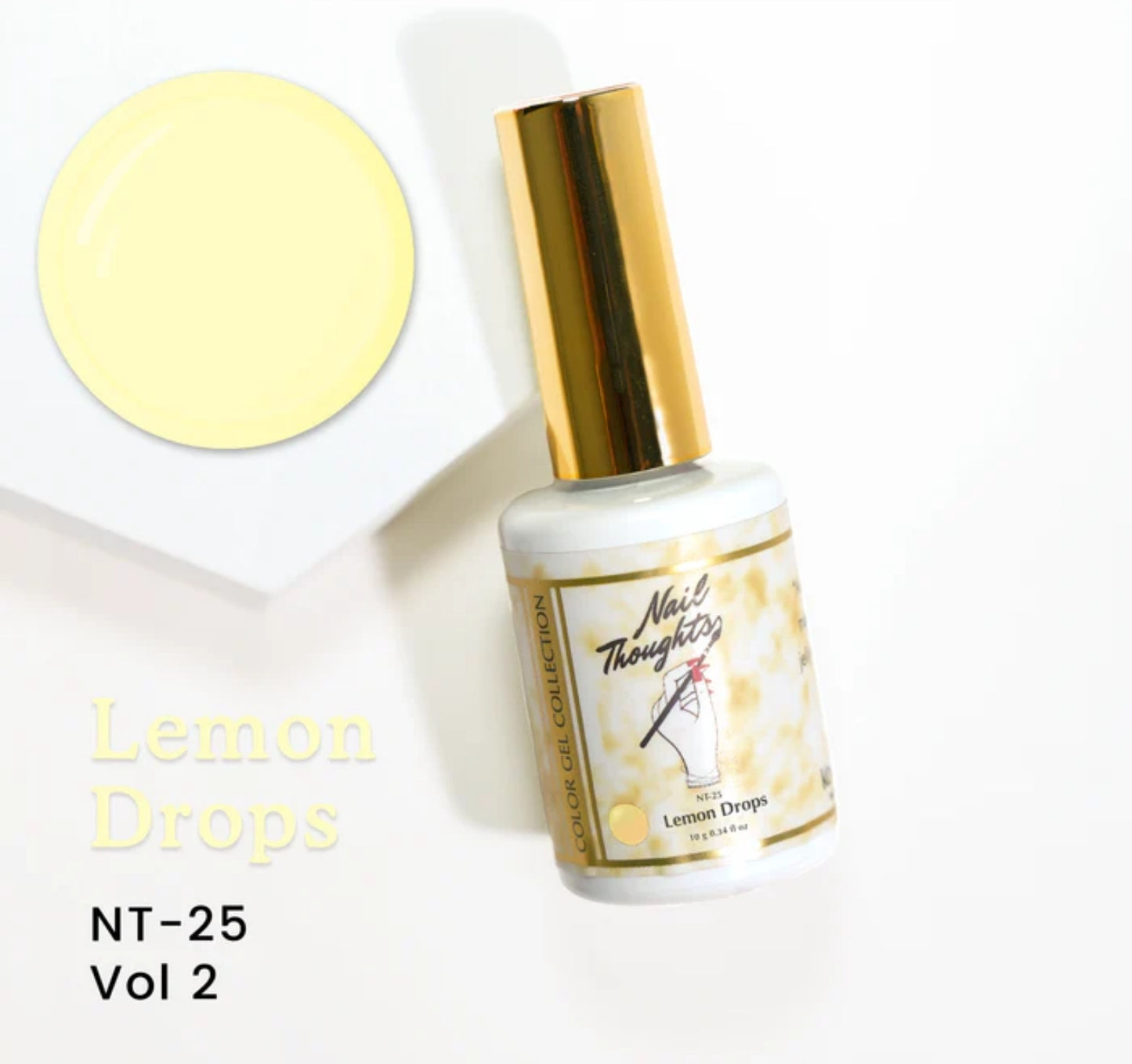 Nail Thoughts Gel Polish Lemon Drops