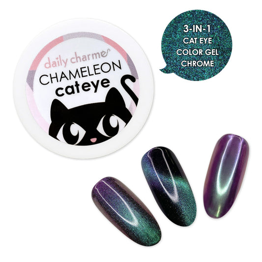 Chameleon Cat Eye Chrome - Aqua