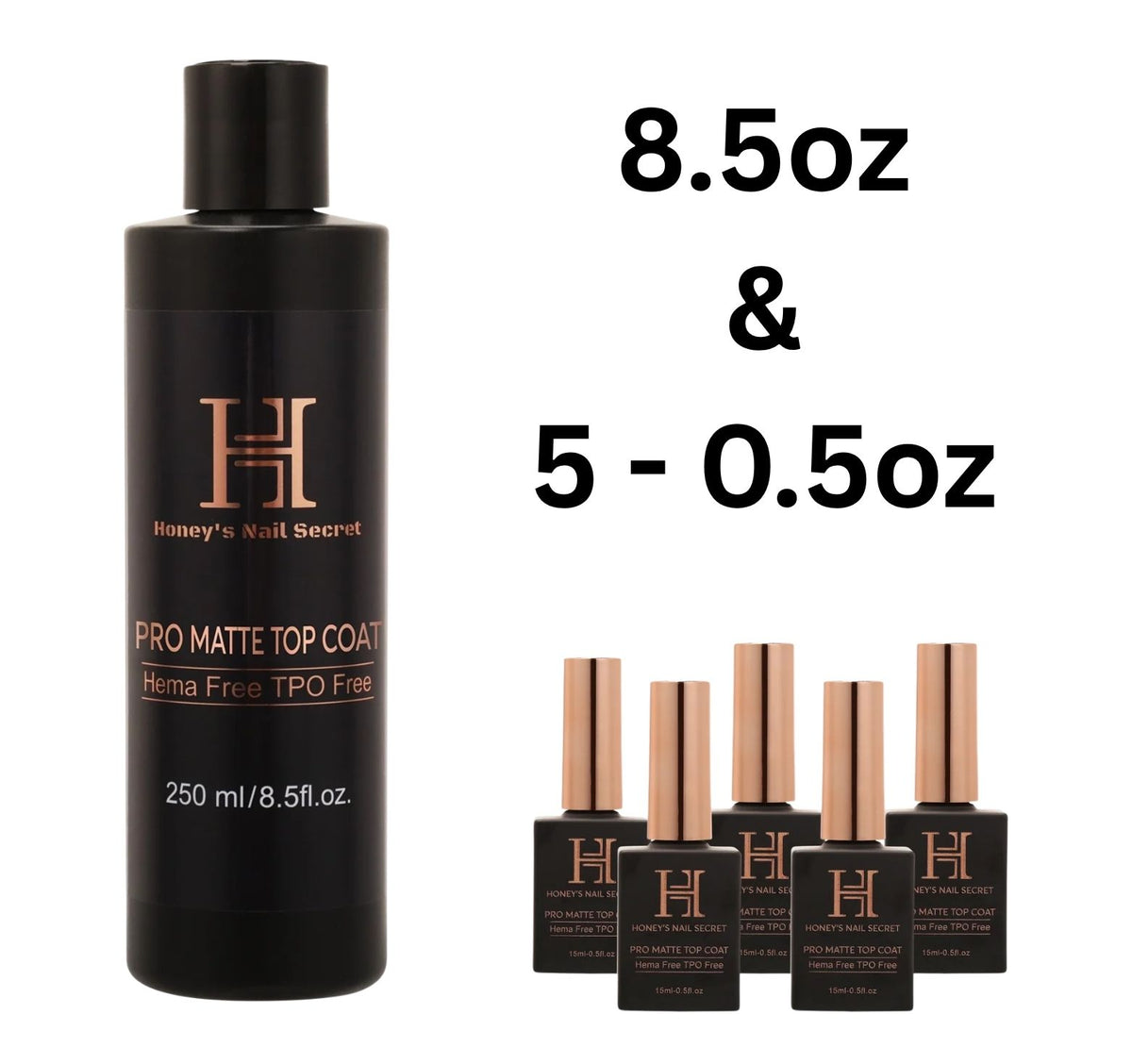 Pro Matte Gloss Refill 8.5oz & Free 5 of 0.5oz