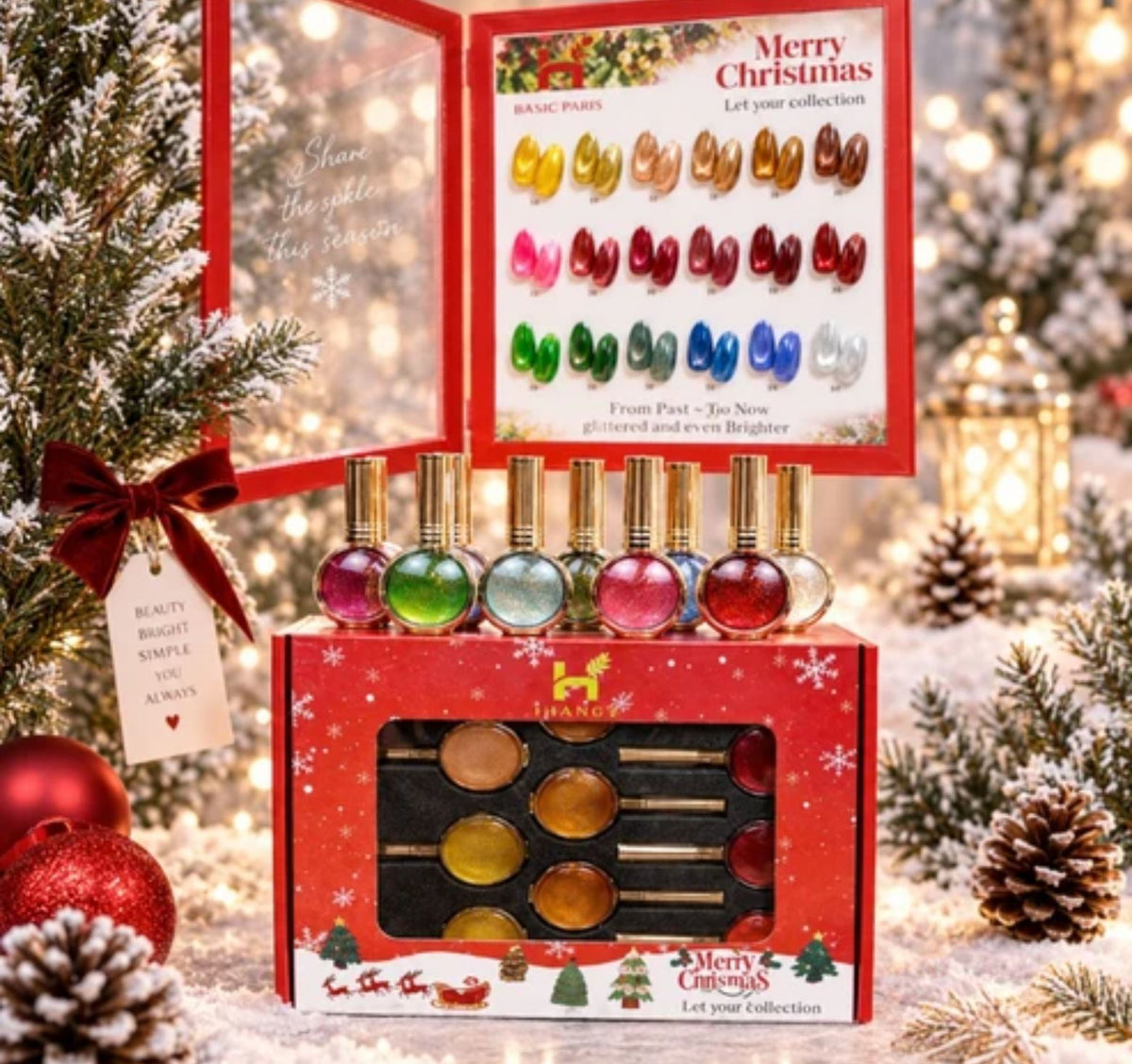 Merry Christmas Cat Eye Collection 18 Colors