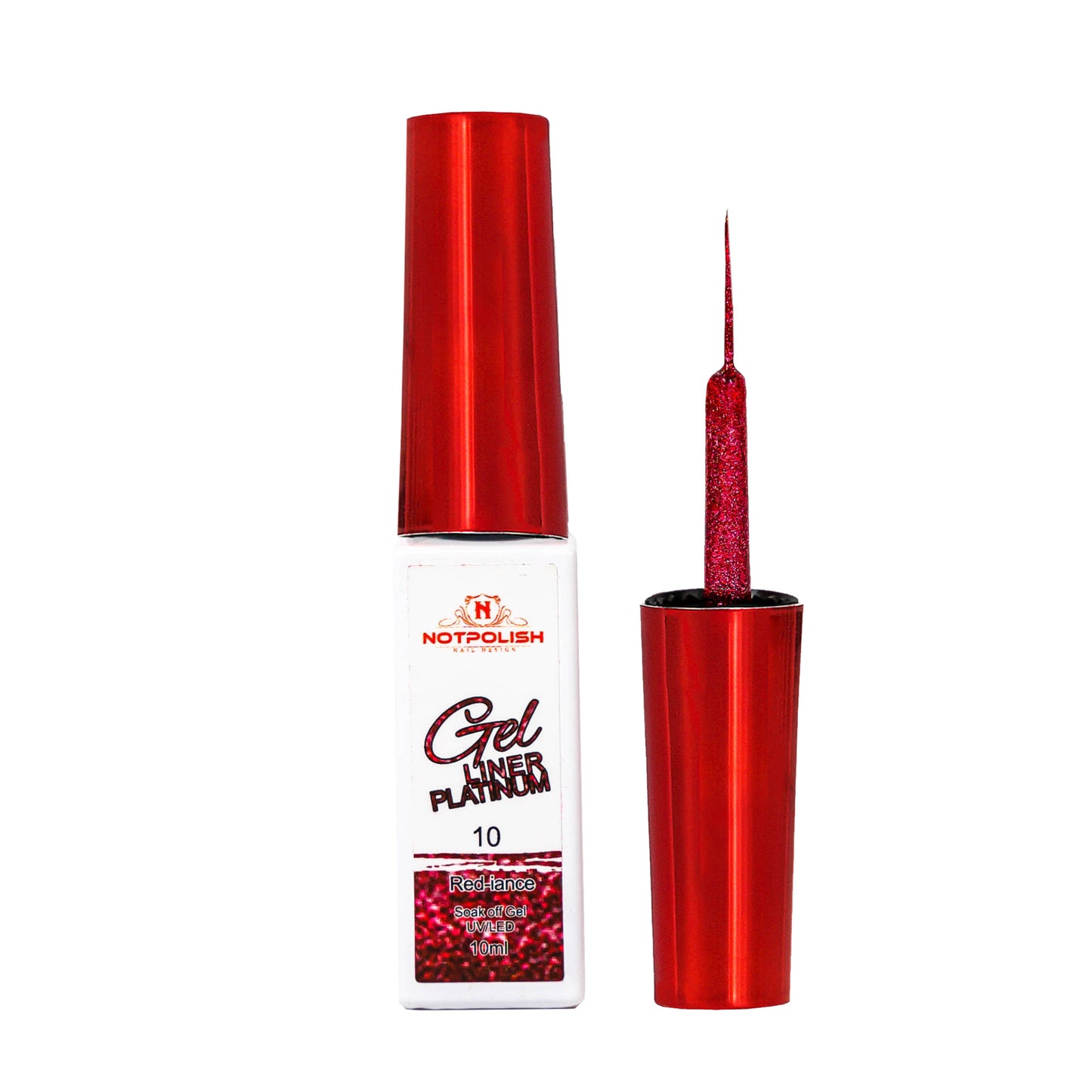 #10 Glitter - Red-iance