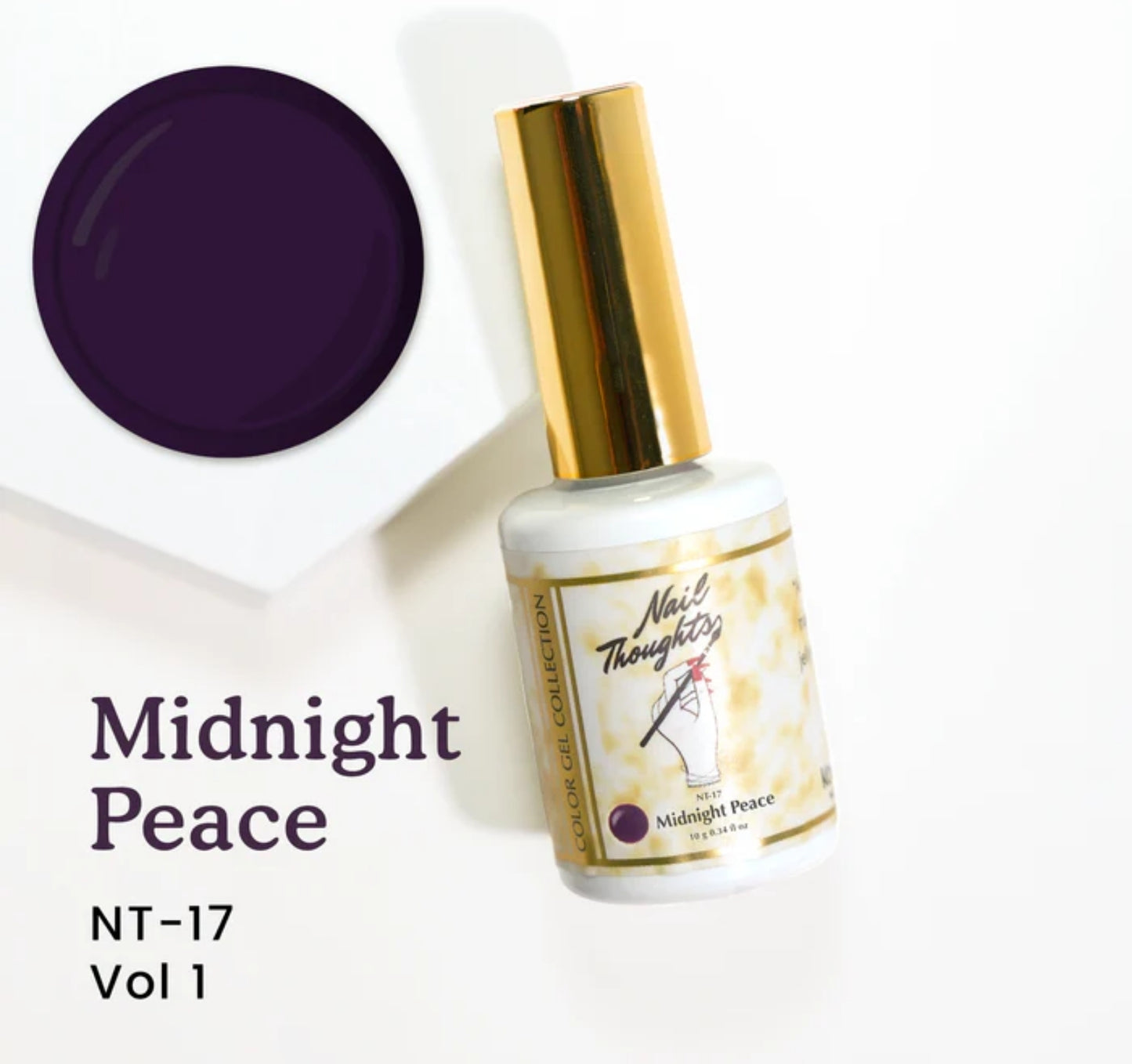 Nail Thoughts Gel Polish Midnight Peace