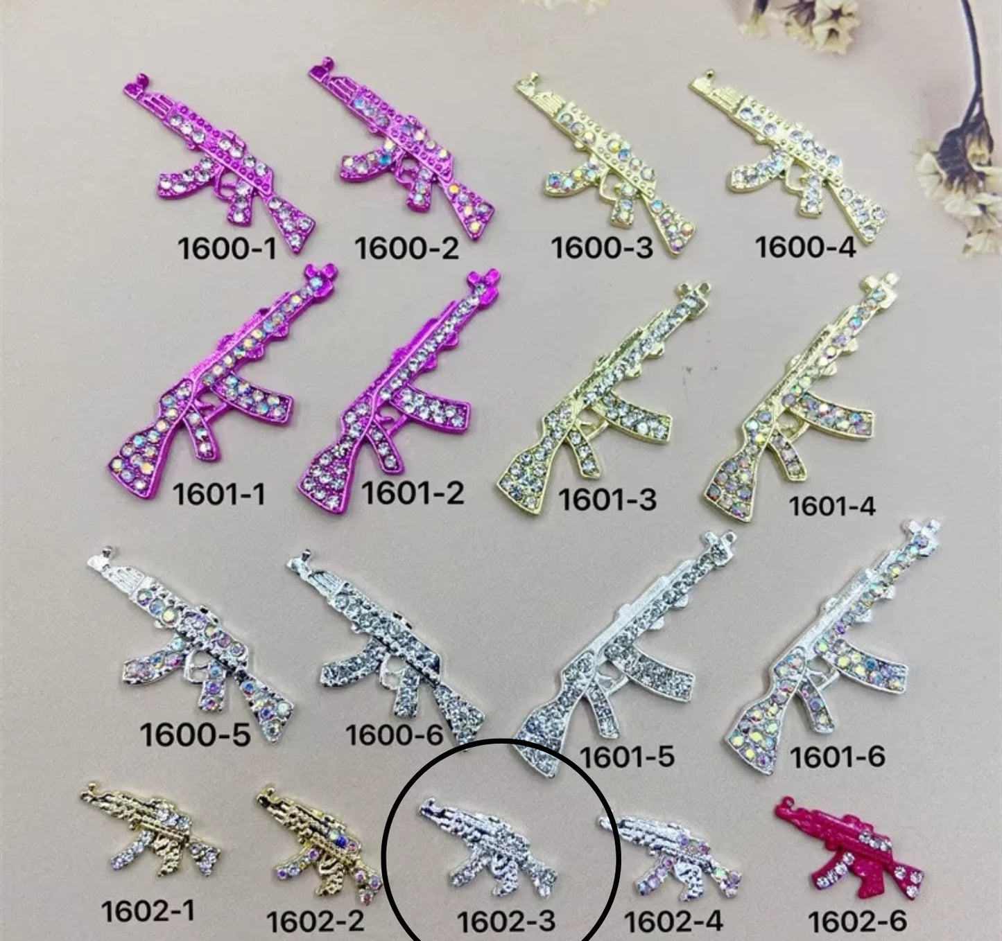 Mini Gun Charms