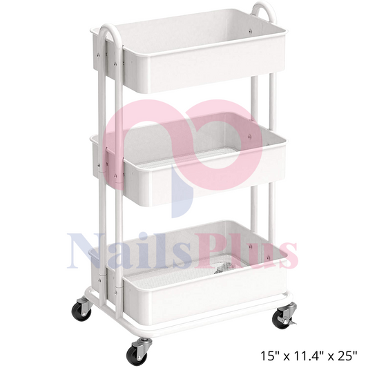 3-Tier Rolling Cart