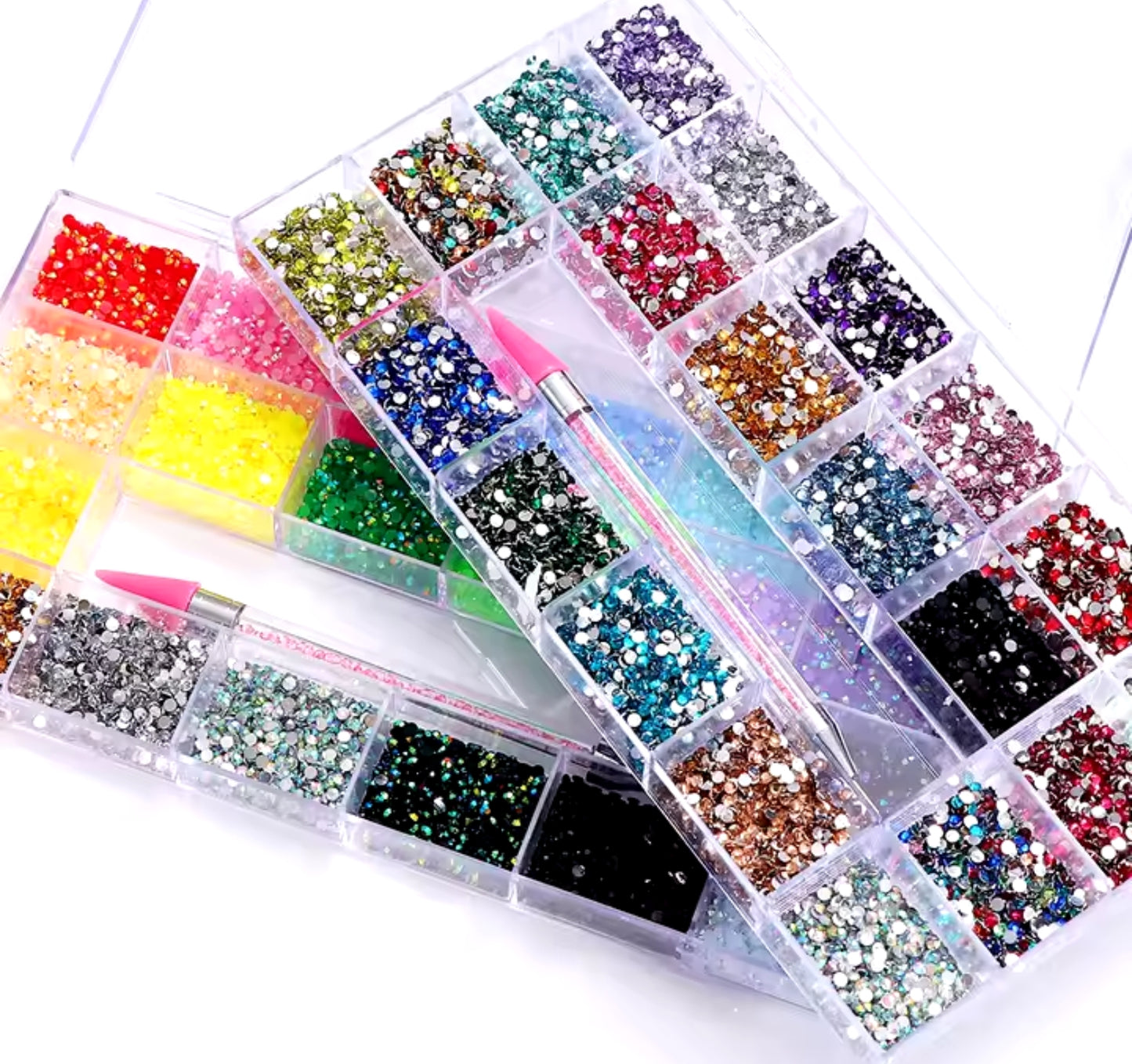 Mixed Rhinestone 20 Grid - WS