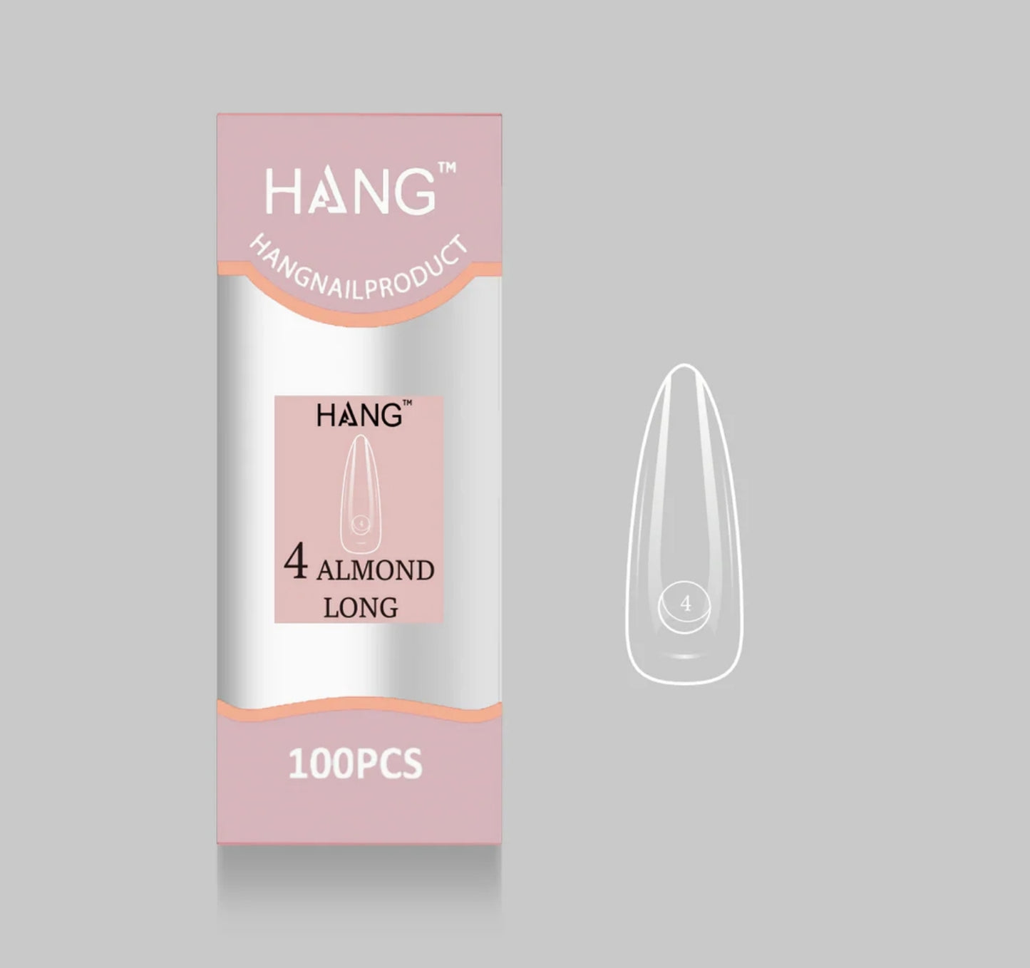 Flex-Gel EX Natural Almond Long #4