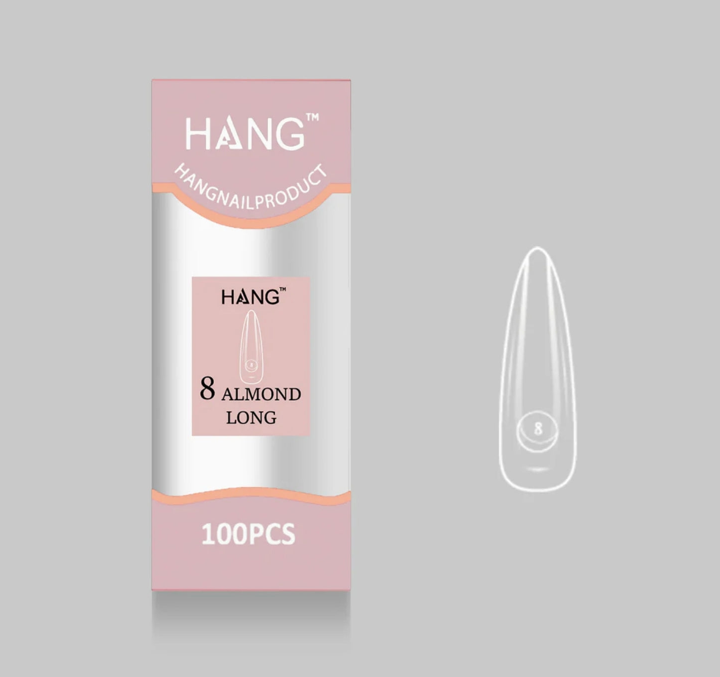 Flex-Gel EX Natural Almond Long #8 - WS