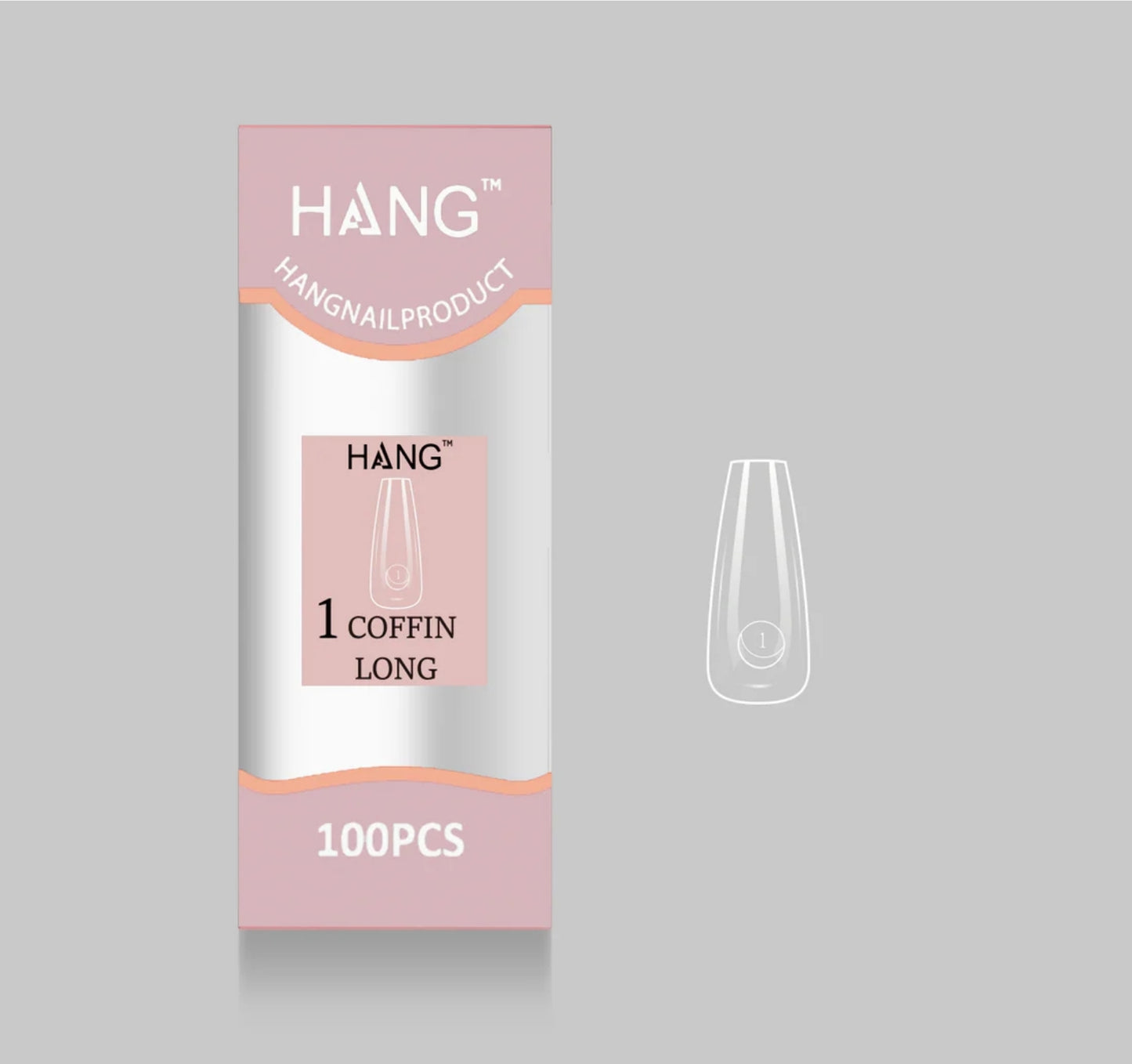 Flex-Gel EX Natural Coffin Long #1