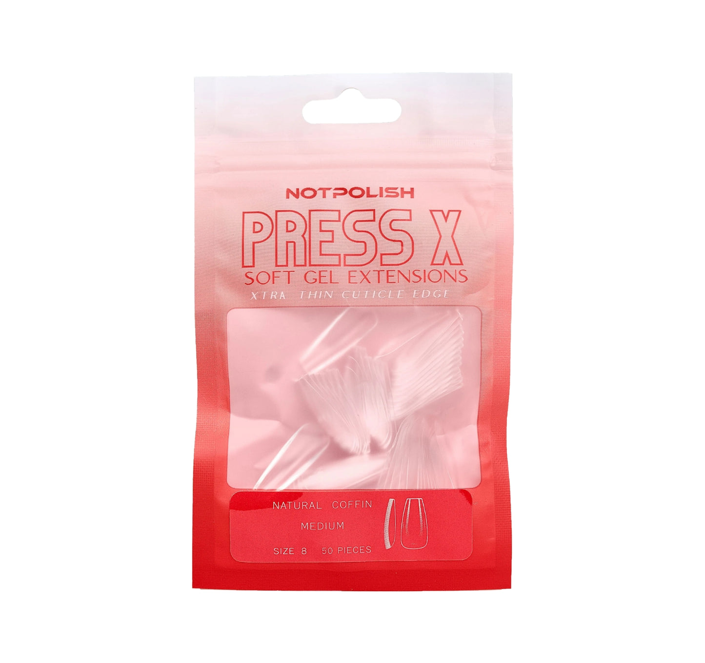 Press X - Natural Coffin Medium #9