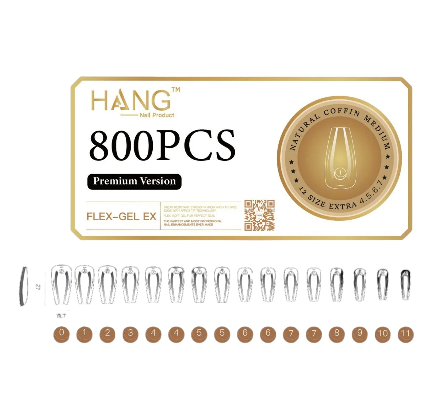 Flex-Gel EX Natural Coffin Medium