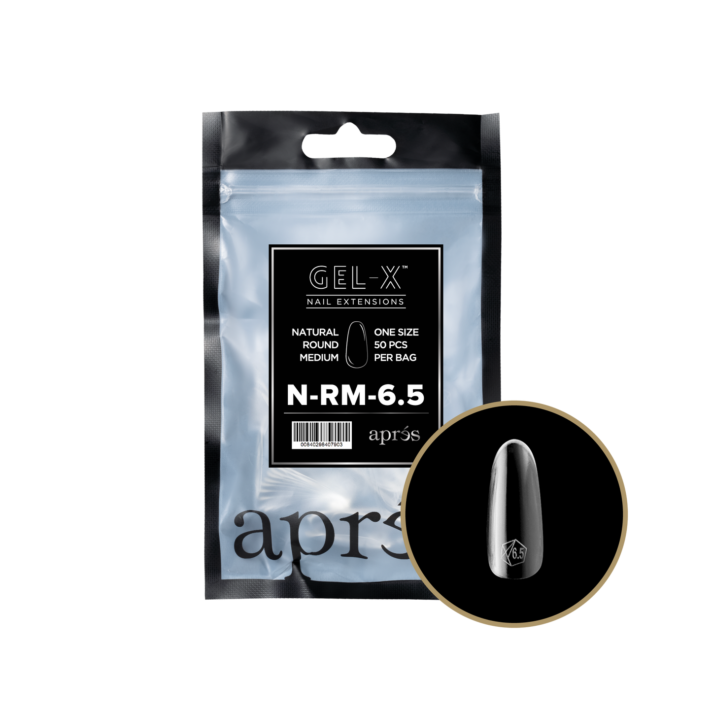 Natural Round Medium 2.0 #6.5