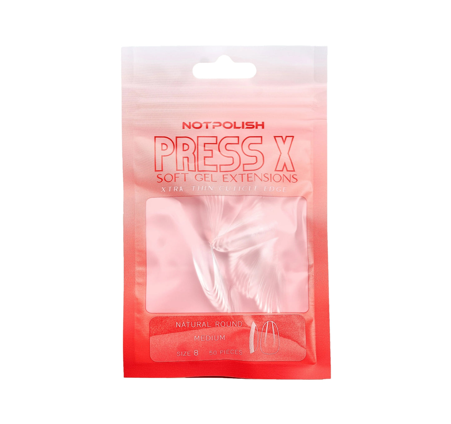Press X - Natural Round Medium #5