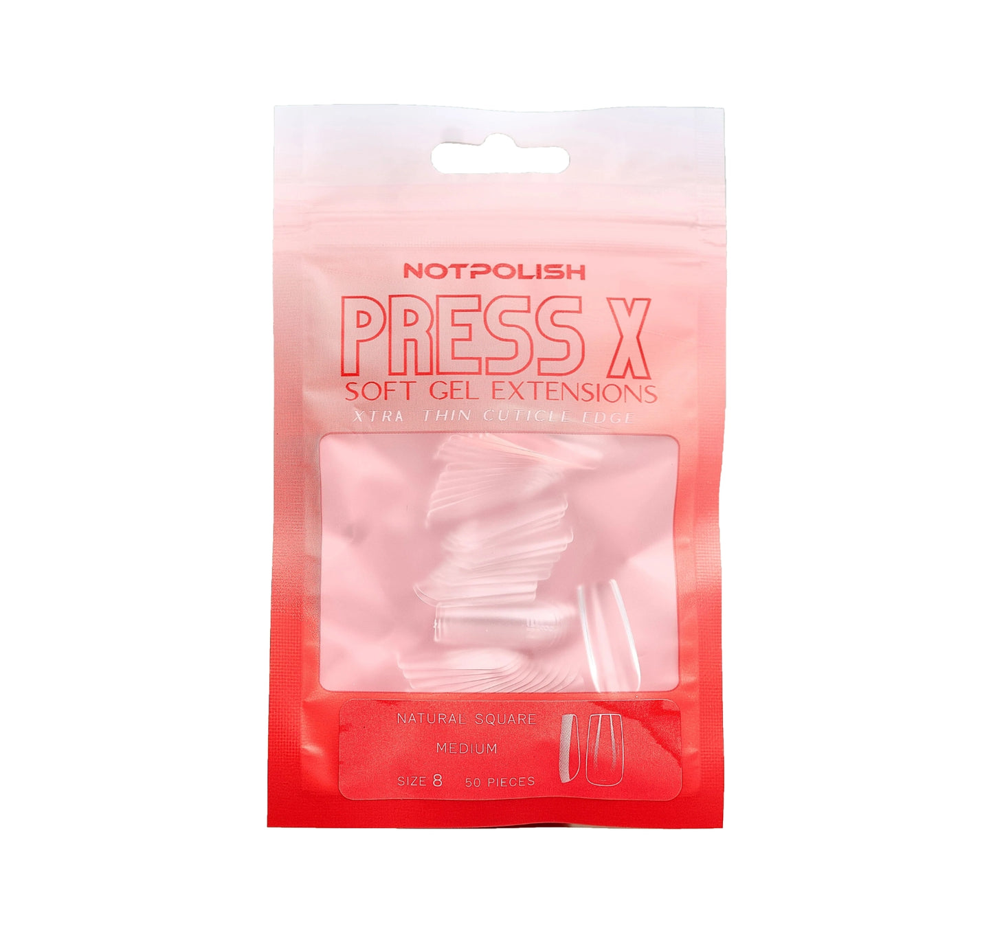 Press X - Natural Square Medium #2