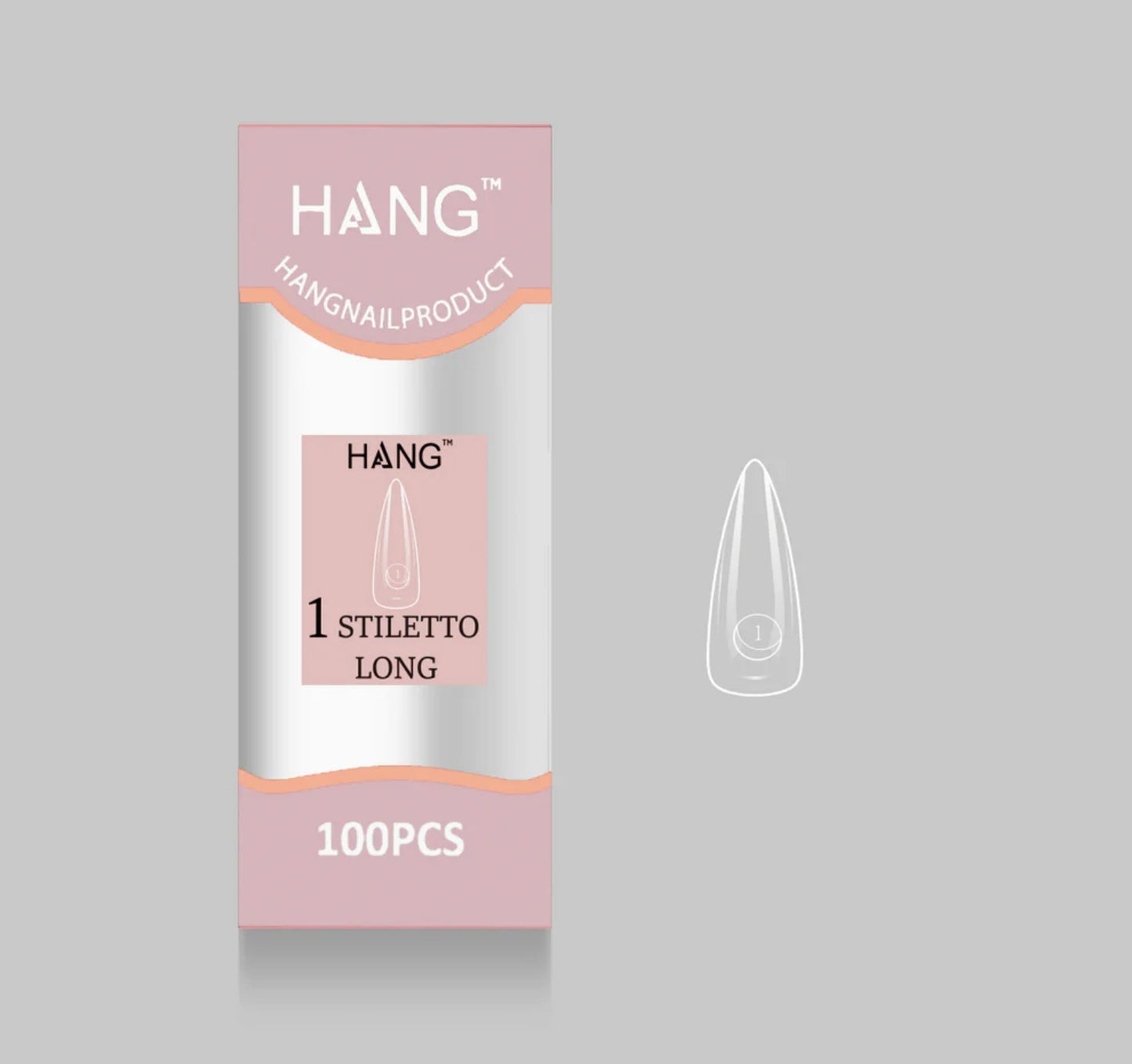 Flex-Gel EX Natural Stiletto Long #1